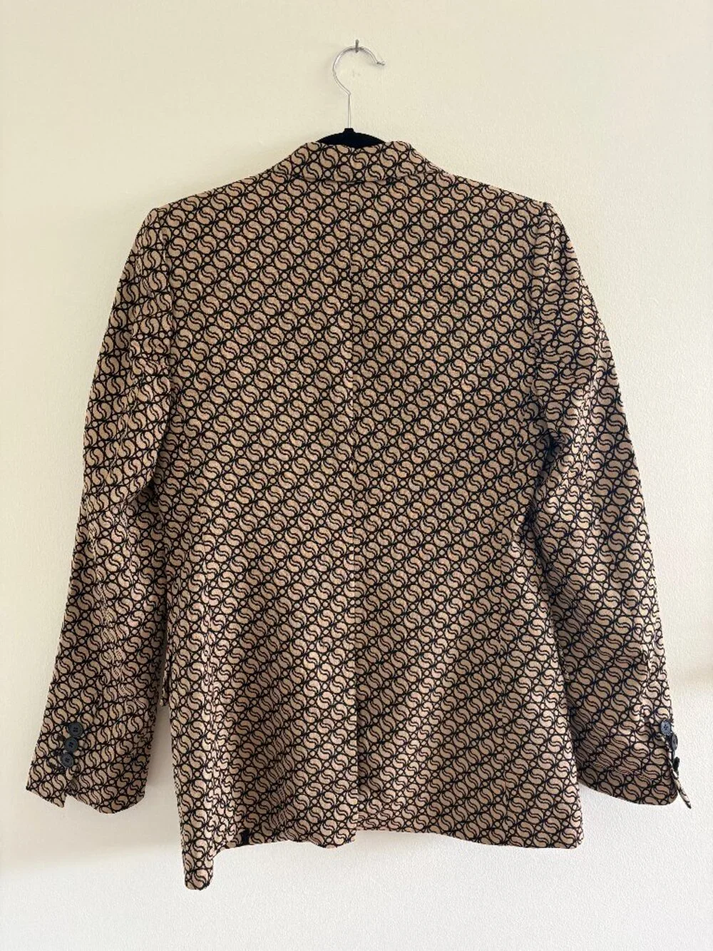 Stella McCartney Wool-Blend Jacquard Blazer - Sand